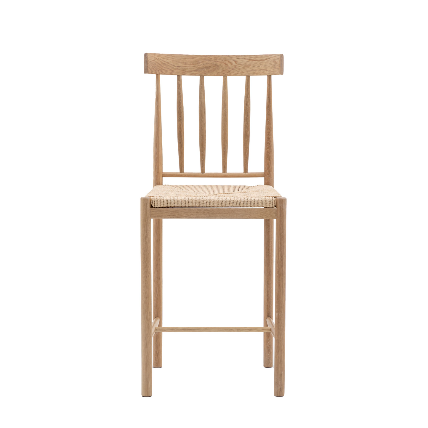 Home furniture, interior decor - A 2pk of Buckland Bar Stools with wooden seats, available from Kikiathome.co.uk.