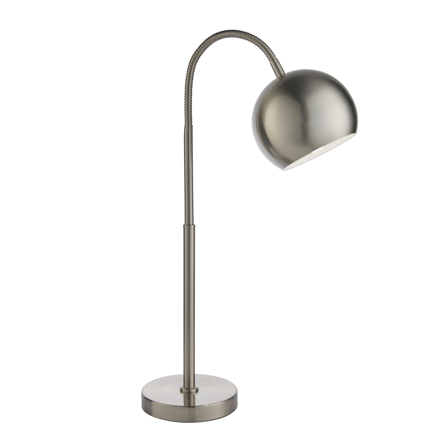 A home furniture Beesand Table Lamp Chrome by Kikiathome.co.uk with a ball on top.