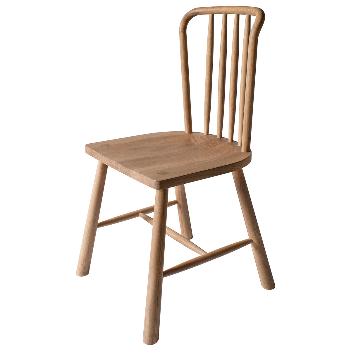 A Tigley Dining Chair 450x455x920mm (2pk) by Kikiathome.co.uk, perfect for home furniture and interior decor, displayed on a white background.