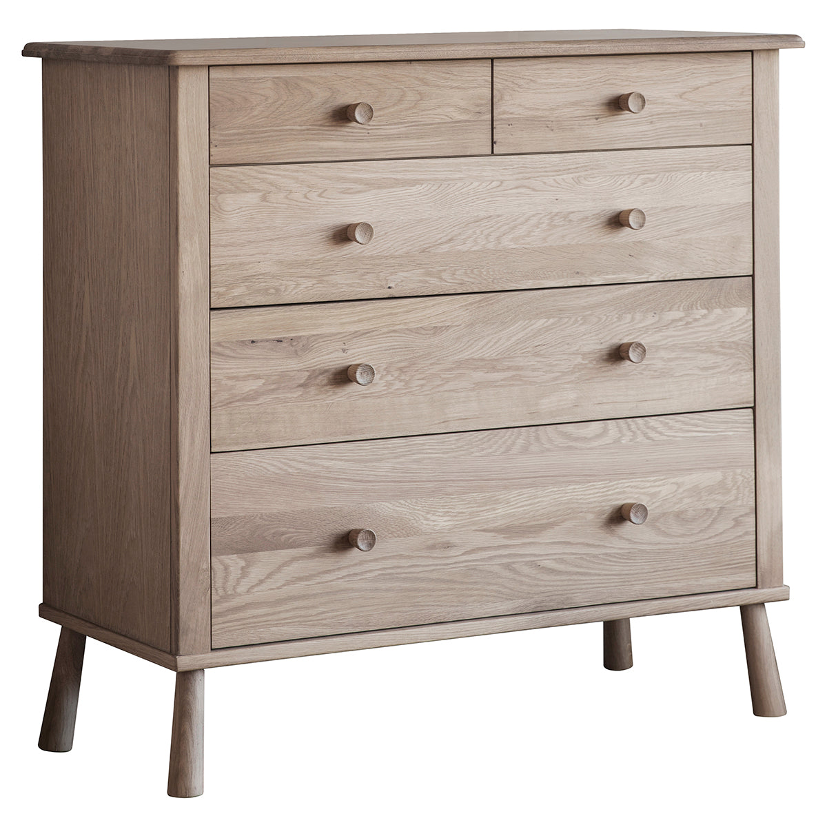 An elegant home furniture piece, the Tigley 5 Drawer Chest 980x450x954mm by Kikiathome.co.uk is perfect for interior decor.