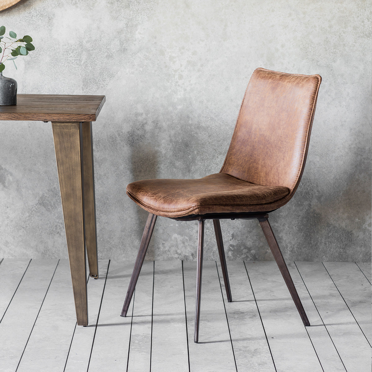 Grey faux dining outlet chairs