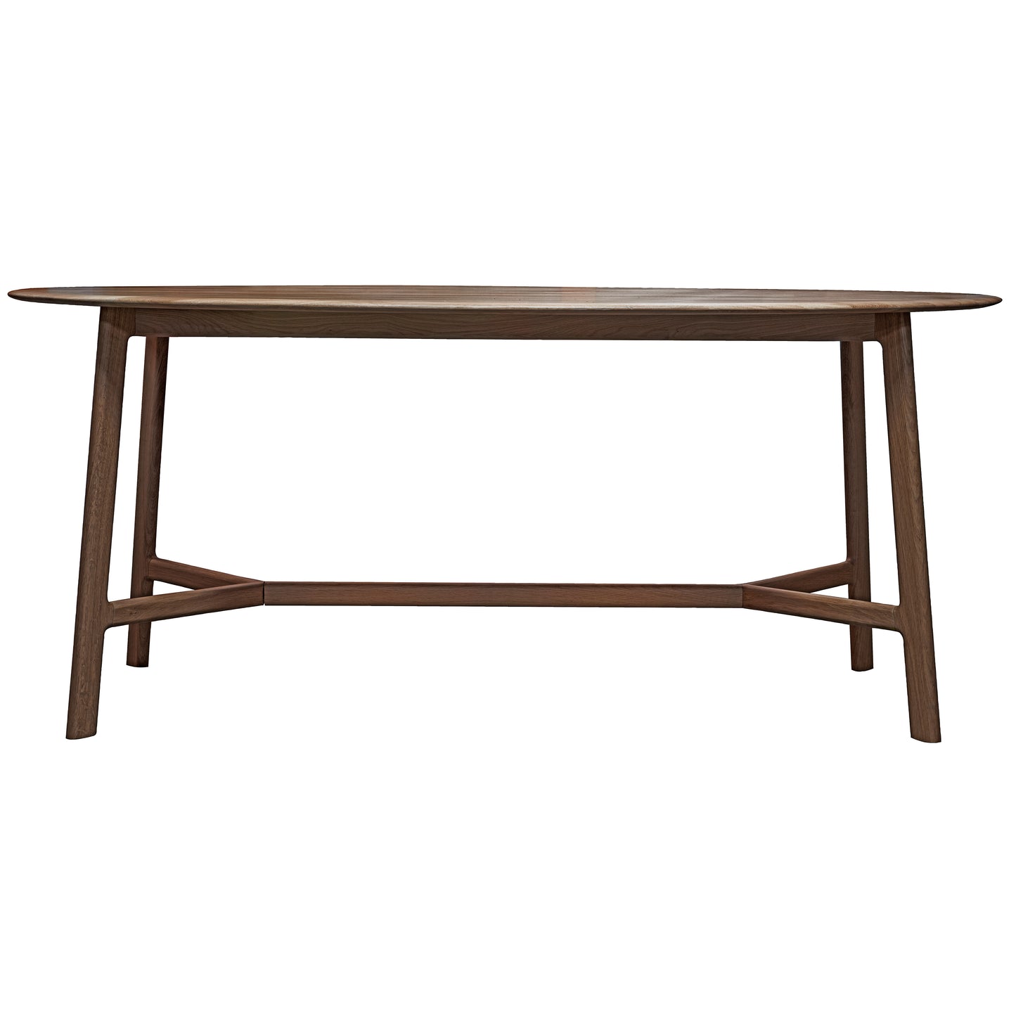 A Walnut Dining Table with wooden top, perfect for home furniture and interior decor.