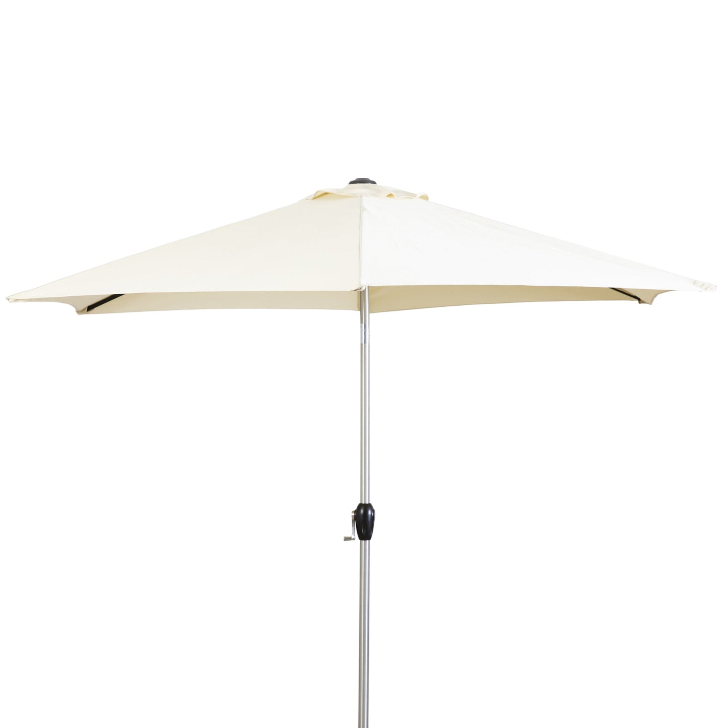 An Alwington 2.7m Parasol Cream by Kikiathome.co.uk adds flair to interior decor and home furniture on a white background.