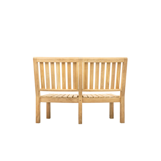 A Kikiathome.co.uk interior decor bench with two slats against a white background.