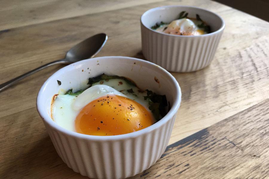 Baked Egg "Surprises" | Farmhouse Table Company