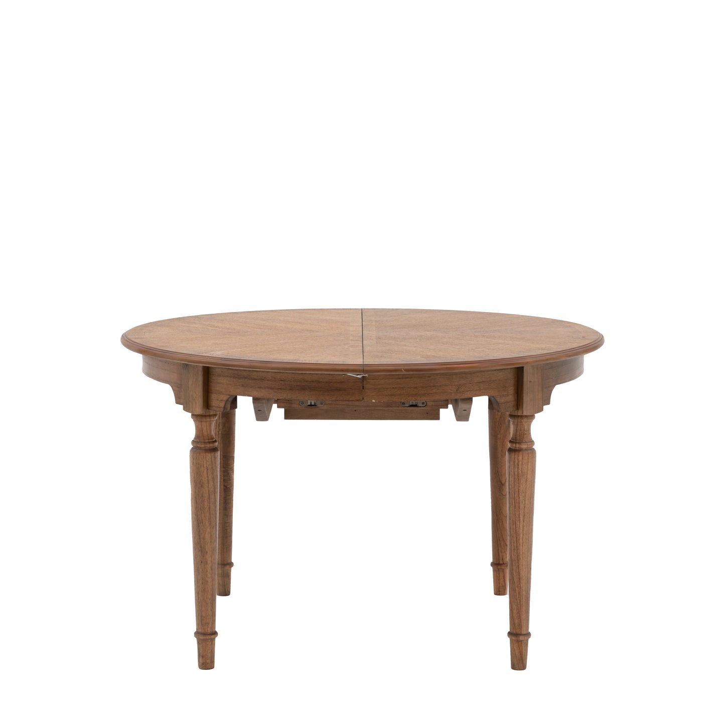 A Sweaton Extending Round Table with wooden top for home furniture and interior decor.