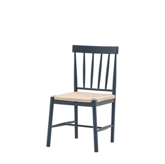 A Buckland dining chair 2pk with a wooden seat against a white background, perfect for interior decor.