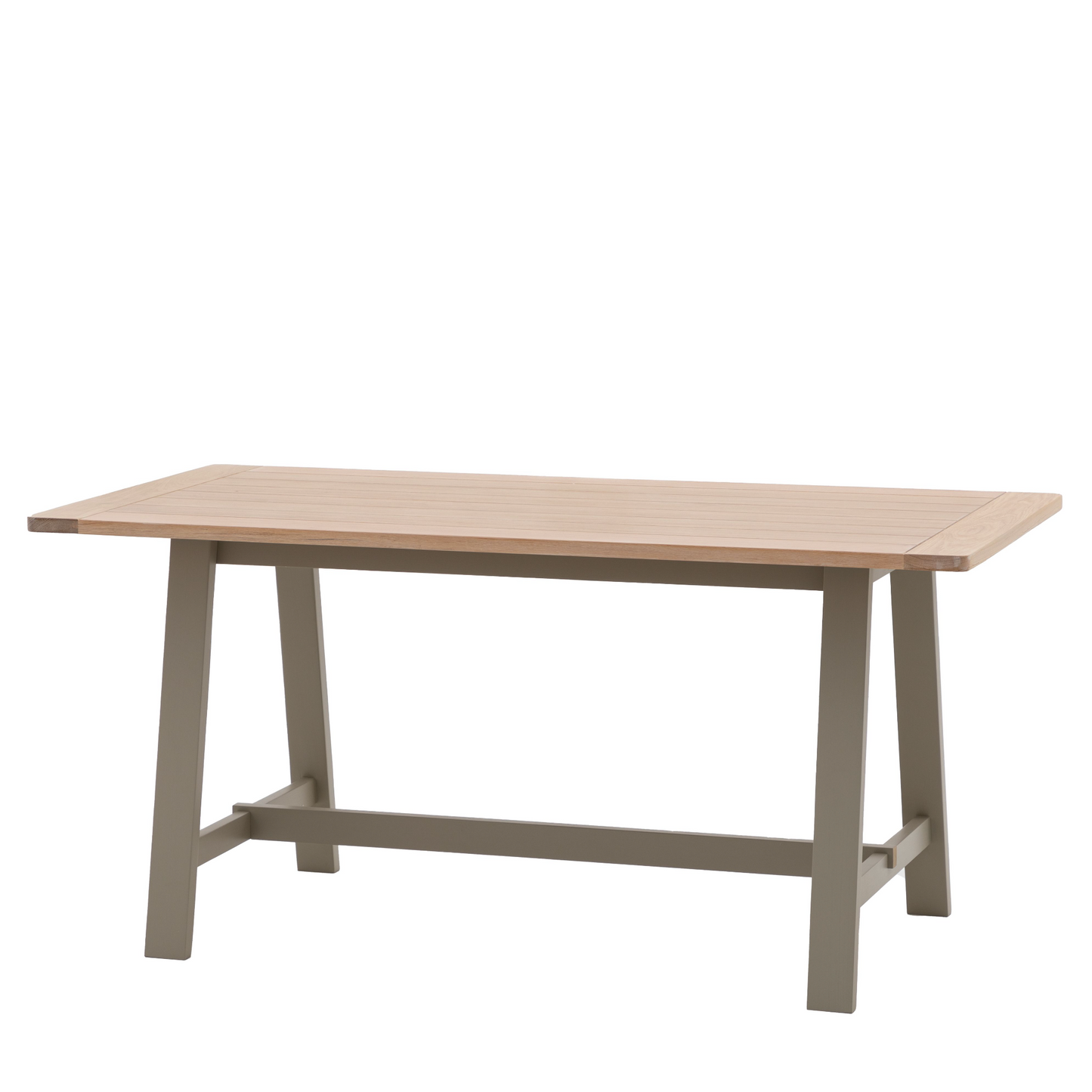 A Buckland Trestle Table in Prairie by Kikiathome.co.uk, perfect for interior decor or home furniture.