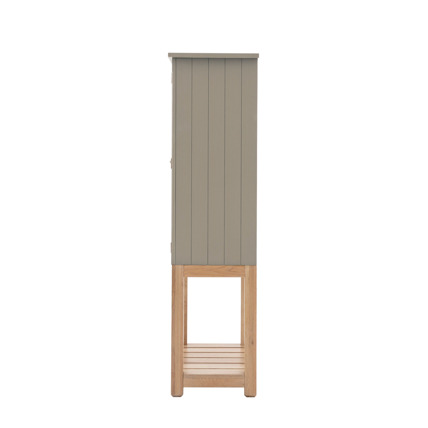 A tall Buckland 2 Door Storage Cupboard in Prairie (w)900x(d)450x(h)1700mm for home interior decor.