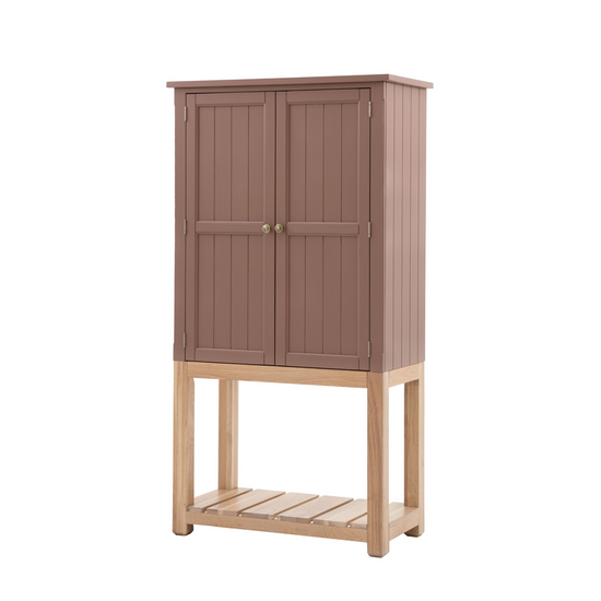 A Buckland 2 Door Storage Cupboard in Clay (w)900x(d)450x(h)1700mm from Kikiathome.co.uk, perfect for home furniture and interior decor