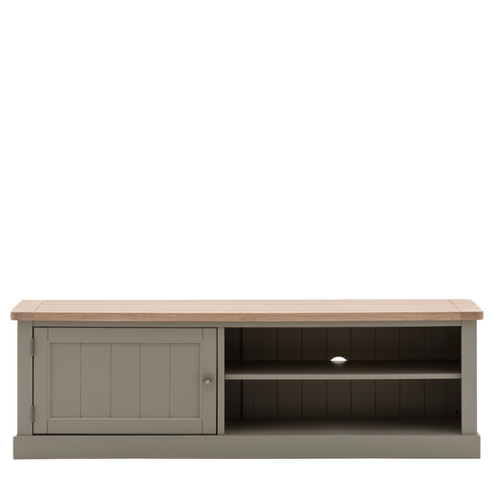 A Buckland Media Unit 1400x375x450mm in Prairie from Kikiathome.co.uk for interior decor.