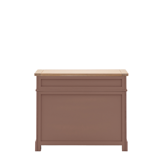 A Clay-colored Buckland 2 Door 1 Drawer Sideboard for home furniture and interior decor.