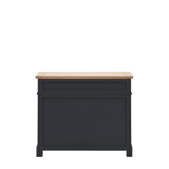 A Buckland 2 Door 1 Drawer Sideboard in Meteor for interior decor, available on Kikiathome.co.uk.