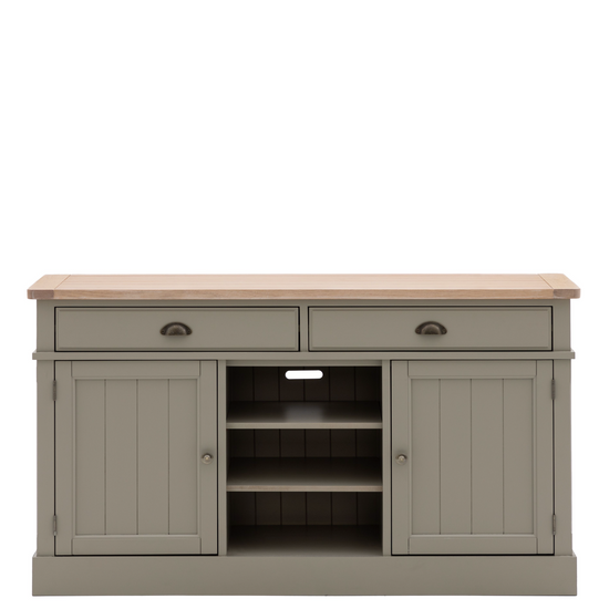 A Buckland 2 Door 2 Drawer Sideboard in Prairie, perfect for interior decor and home furniture.