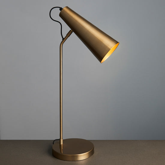 A Cross Table Lamp by Kikiathome.co.uk on an interior decor table.