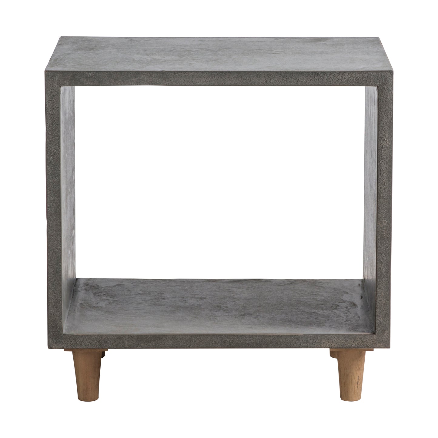 A Challaborough Cube Lamp Table 550x400x550mm with wooden legs perfect for home furniture and interior decor from Kikiathome.co.uk.