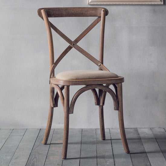 A Cafe Chair Natural 460x430x880mm (2pk) by Kikiathome.co.uk for interior decor.