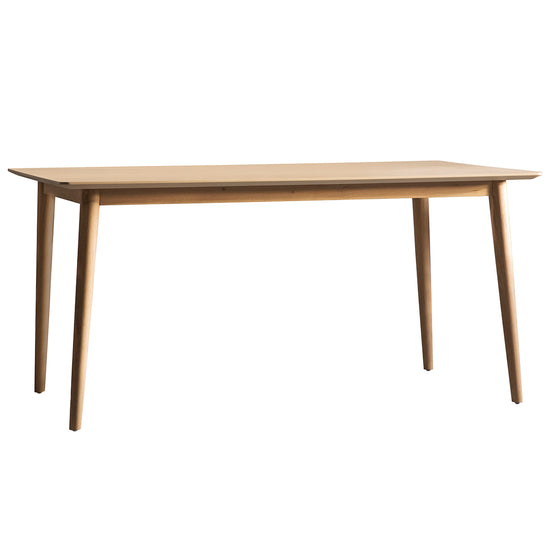 A Tristford Dining Table 1600x900x760mm with a long wooden leg for interior decor/home furniture from Kikiathome.co.uk.
