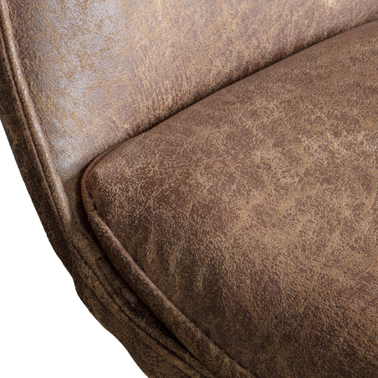 A close up of a Hinks Chair Brown (2pk) by Kikiathome.co.uk, an interior decor and home furniture piece.