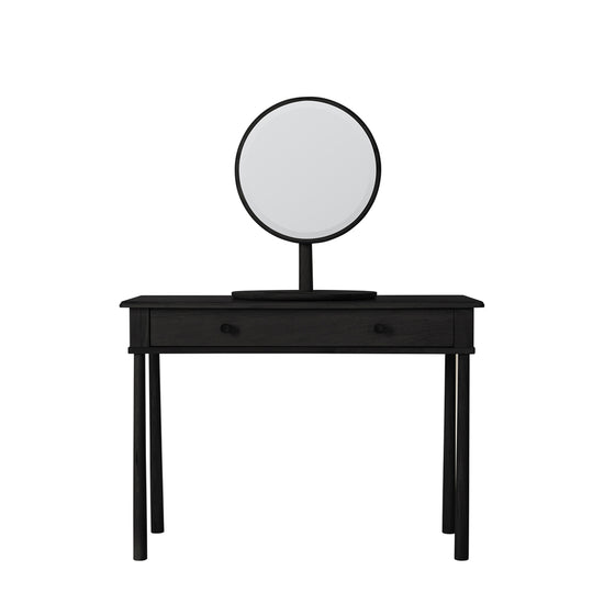 A Tigley Dressing Table with a mirror on top, manufactured by Kikiathome.co.uk, perfect for home furniture and interior decor.