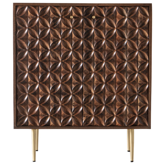 A geometric patterned Ugborough 2 door Cabinet from Kikiathome.co.uk, perfect for home furniture and interior decor.