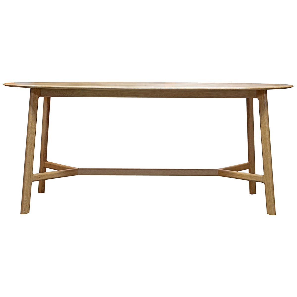 Load image into Gallery viewer, A wooden top Oval Dining Table from Kikiathome.co.uk for interior decor.
