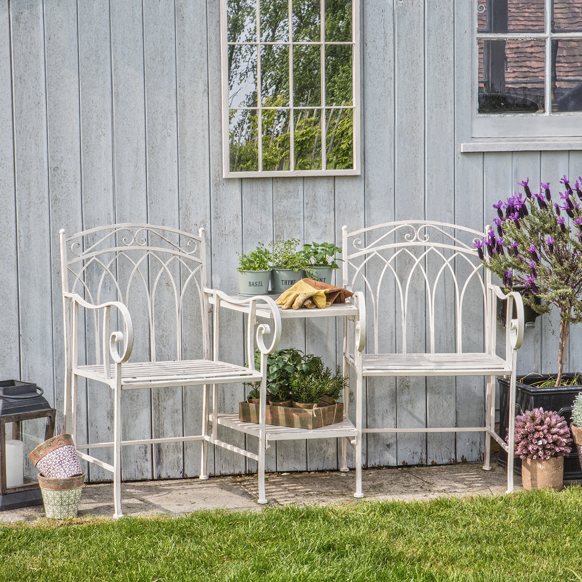 A Holne Outdoor Loveseat Gatehouse from Kikiathome.co.uk used for interior decor.