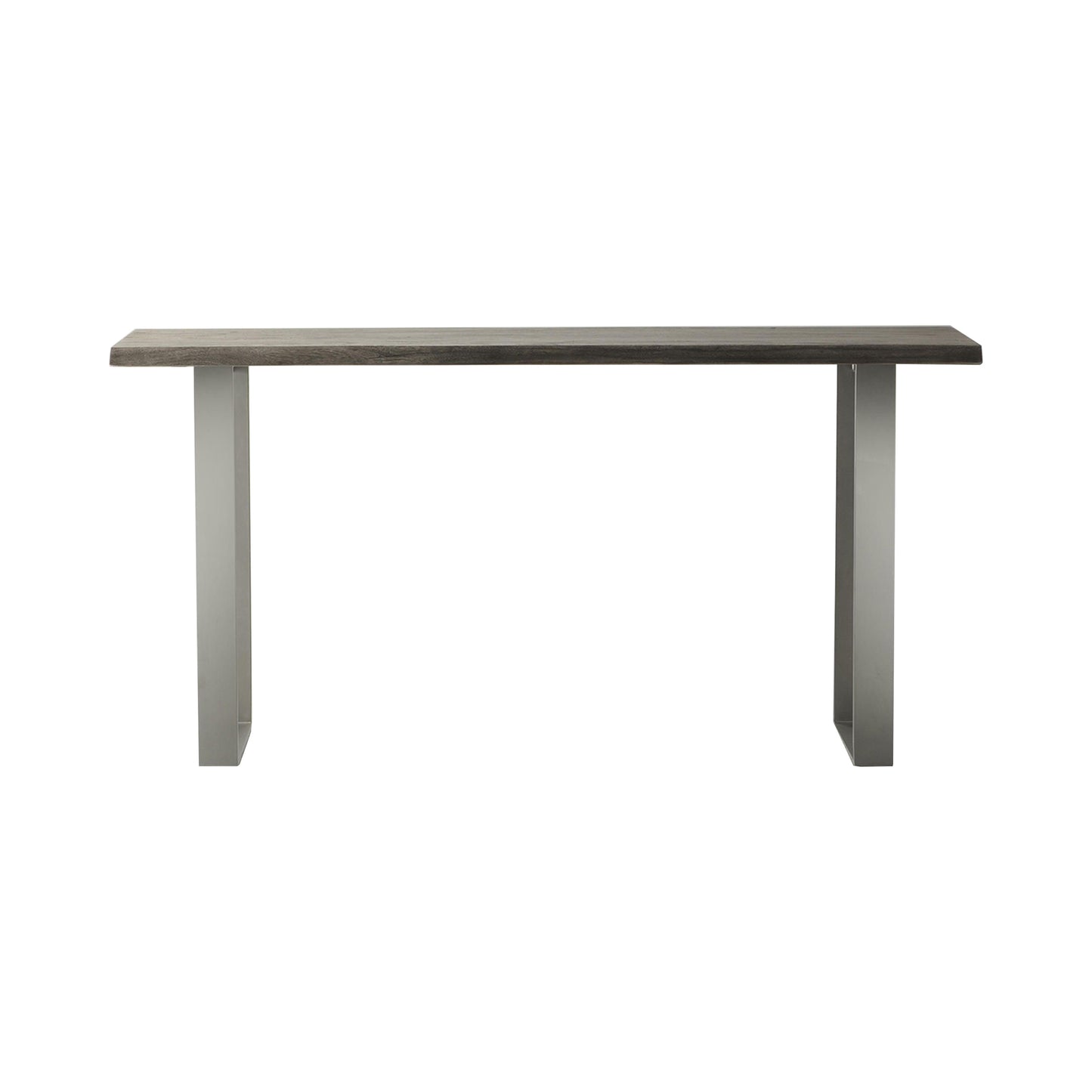 A Southpool Console Table 1600x360x800mm with metal legs and a wooden top, sold by an interior decor retailer.