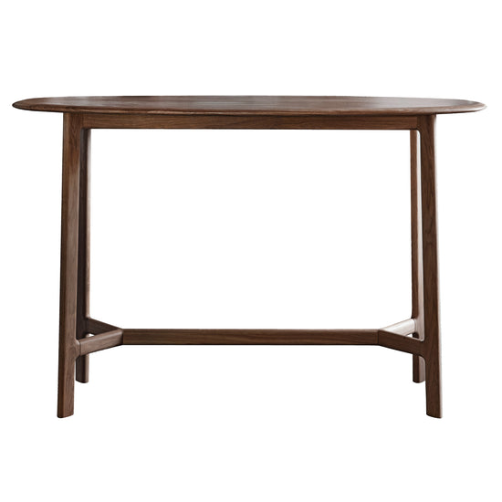 A Walnut Dairy Console Table for interior decor and home furniture.