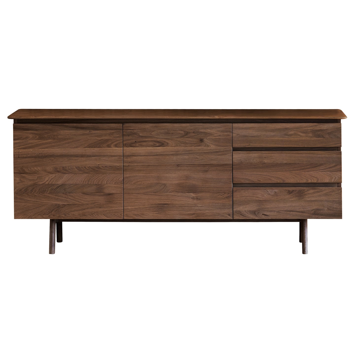 A Walnut 2 Dr/3 Drwr Sideboard by Kikiathome.co.uk, perfect for home furniture and interior decor.