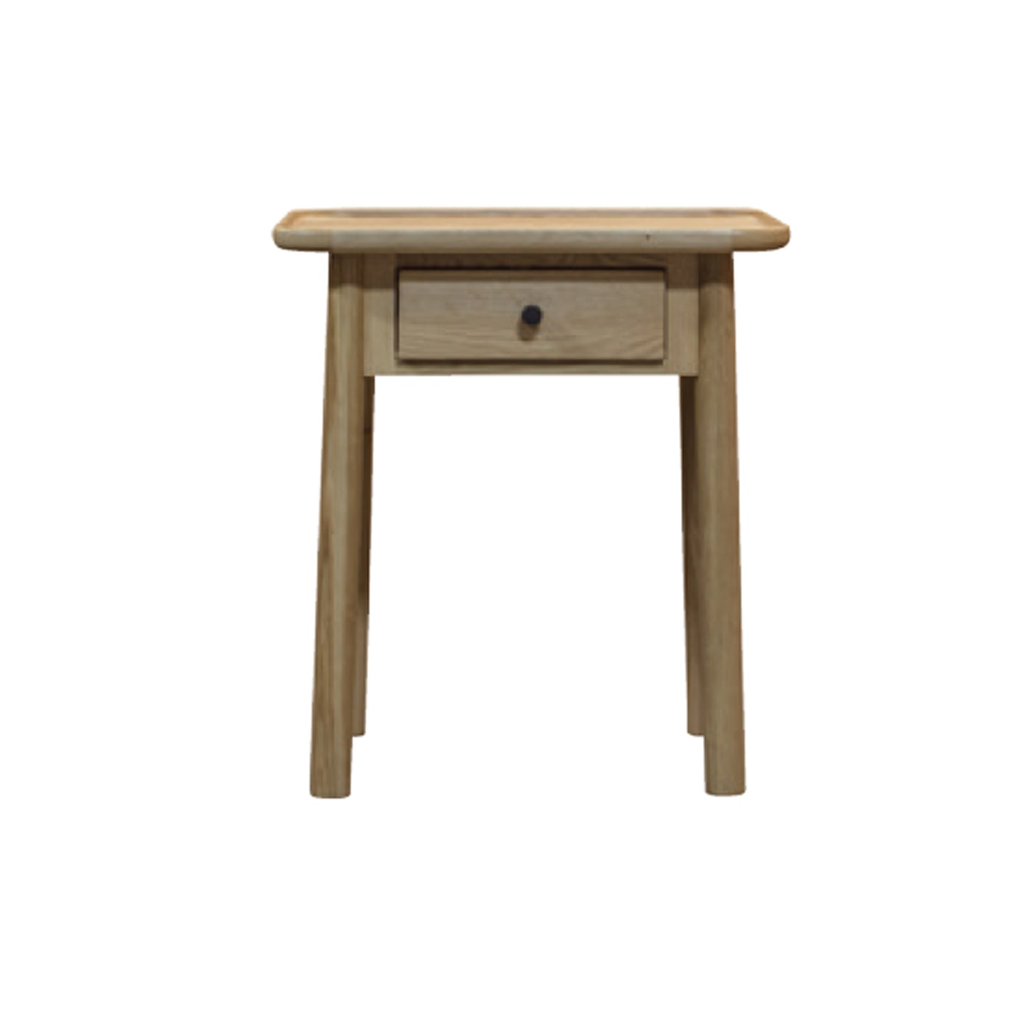 A small Wembury 1 Drawer Side Table with a drawer for home furniture or interior decor.