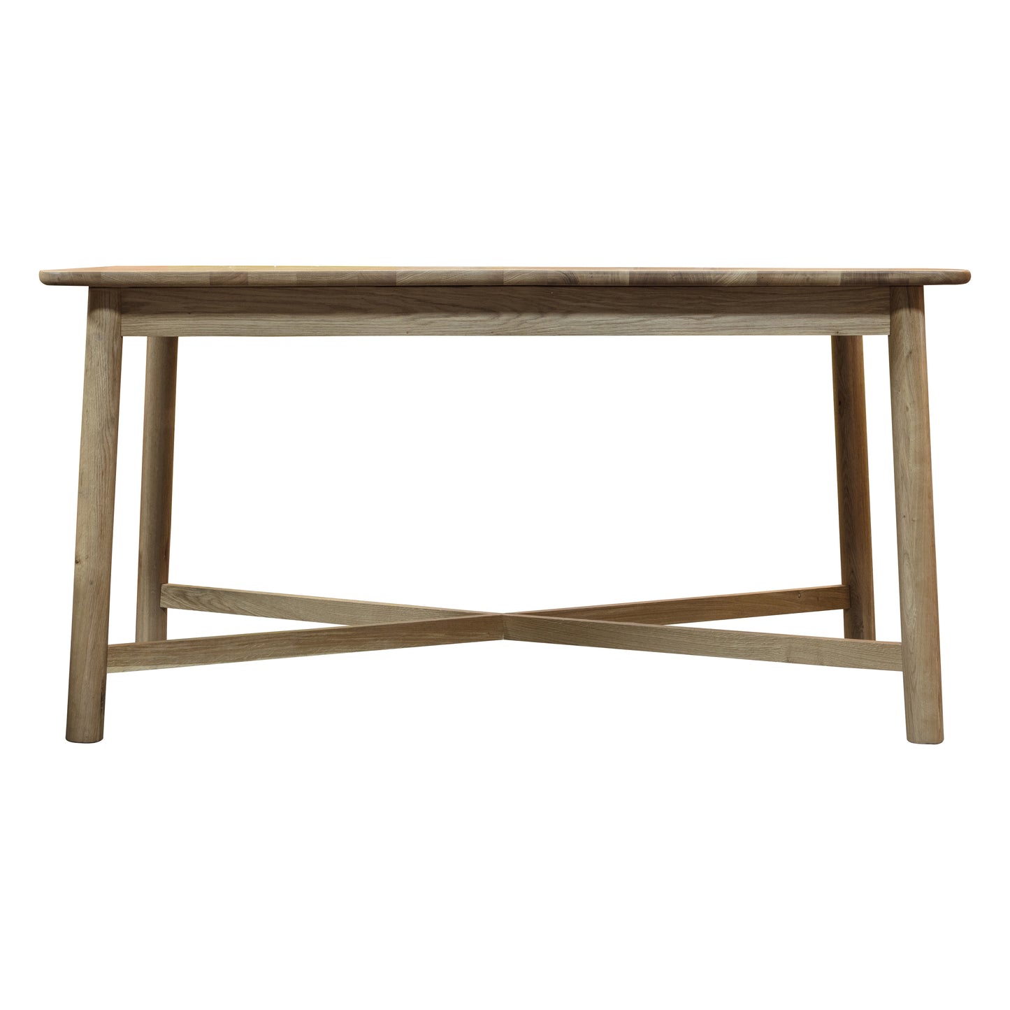 A cross leg Wembury Dining Table for home interior decor by Kikiathome.co.uk.