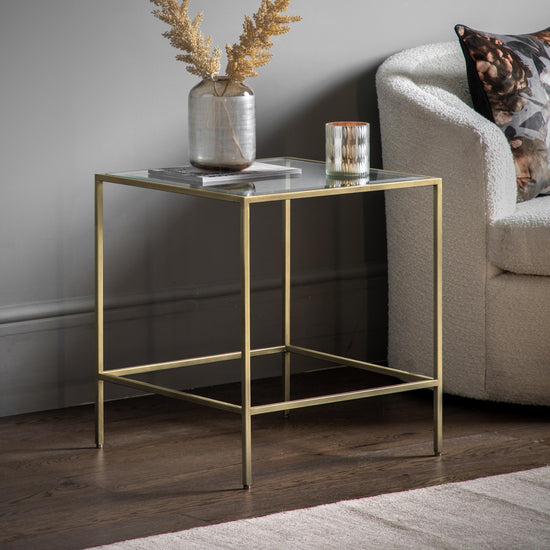 Engleborne Side Table with a vase from Kikiathome.co.uk, perfect for home furniture and interior decor.