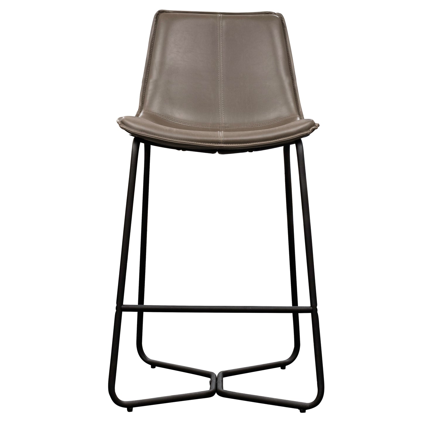 A sleek Slapton Stool Brister (2pk) with a black frame, perfect for interior decor and home furniture.