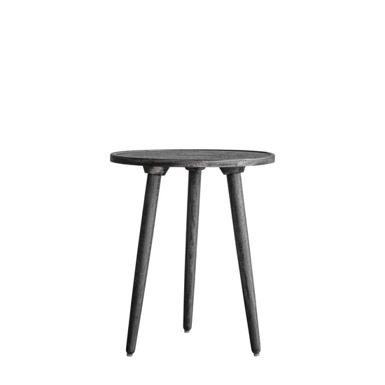 A Bantham Side Table in Grey Black, a stylish home furniture for interior decor.