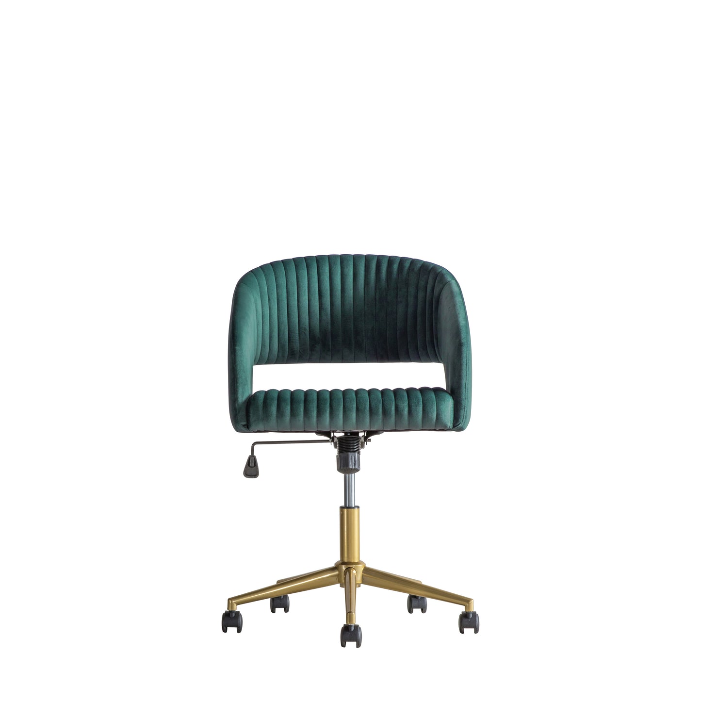 Load image into Gallery viewer, A Murray Swivel Chair Green Velvet with a green velvet upholstered seat for interior decor enthusiasts and home furniture seekers from Kikiathome.co.uk.
