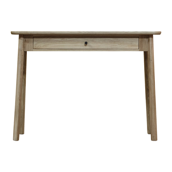 An image of a Wembury 1 Drawer Desk Grey from Kikiathome.co.uk with interior decor.