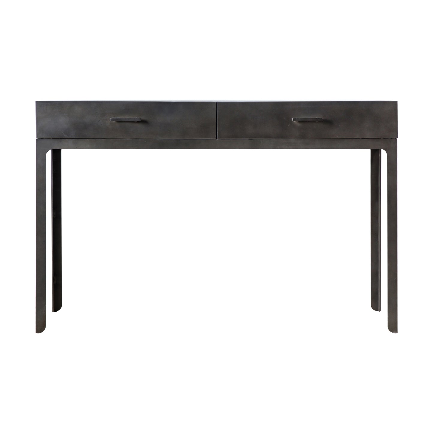 A sleek Ottinge 2 Drawer Desk console table from Kikiathome.co.uk for interior decor and home furniture.