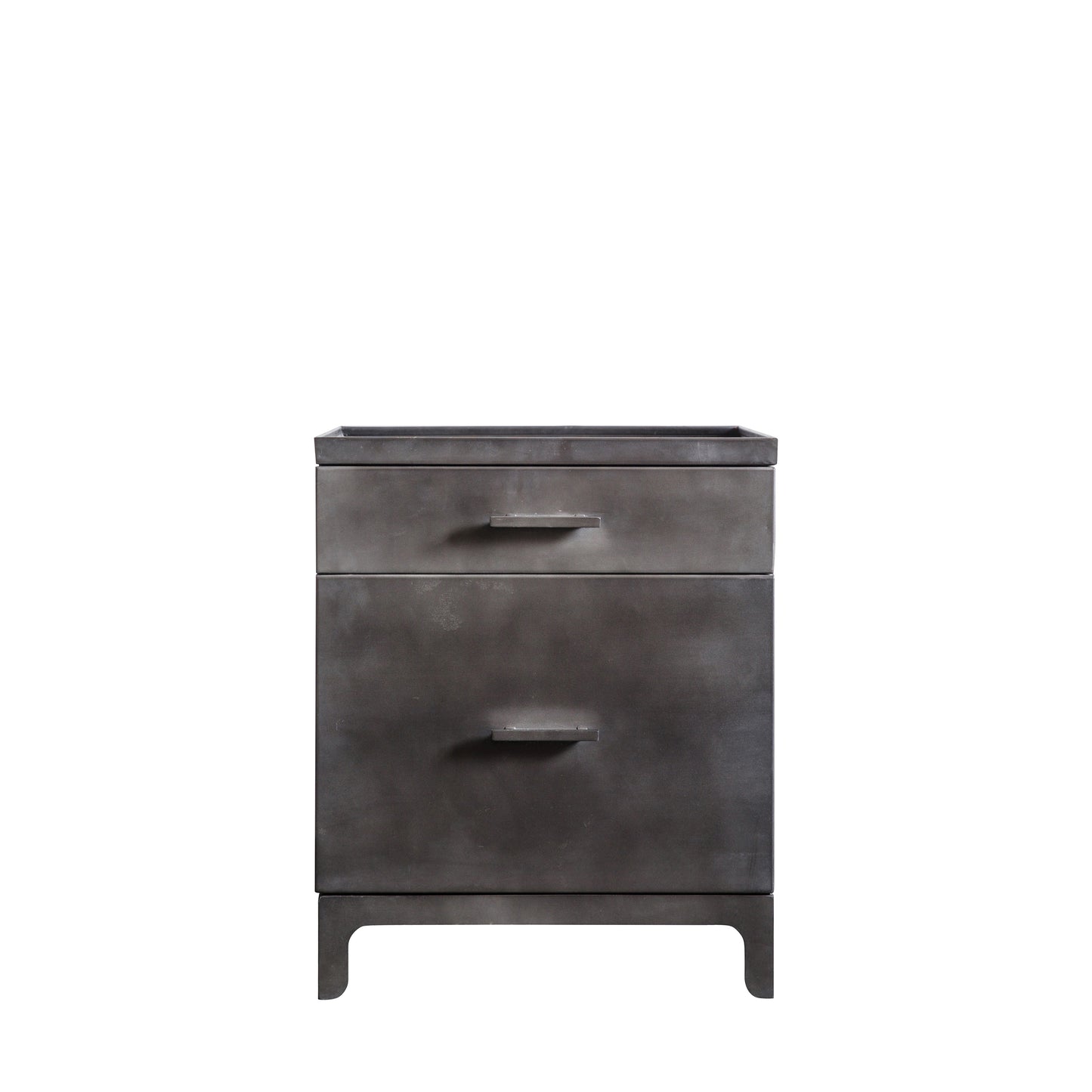 Load image into Gallery viewer, A gray nightstand with drawers by Kikiathome.co.uk for interior decor.
