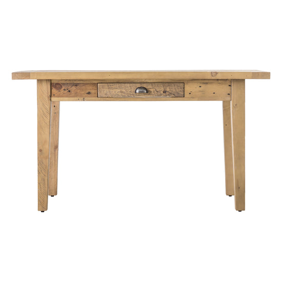 Load image into Gallery viewer, A Marldon 1 Drawer Dining Table 1400x800x760mm with two drawers and a drawer from Kikiathome.co.uk, perfect for interior decor.
