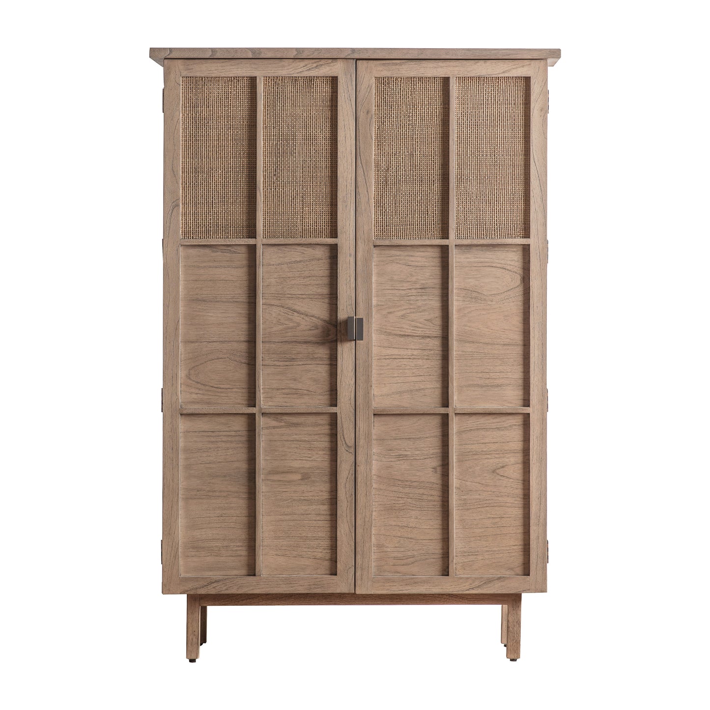 A rattan-door cupboard for home furniture and interior decor available from Kikiathome.co.uk.