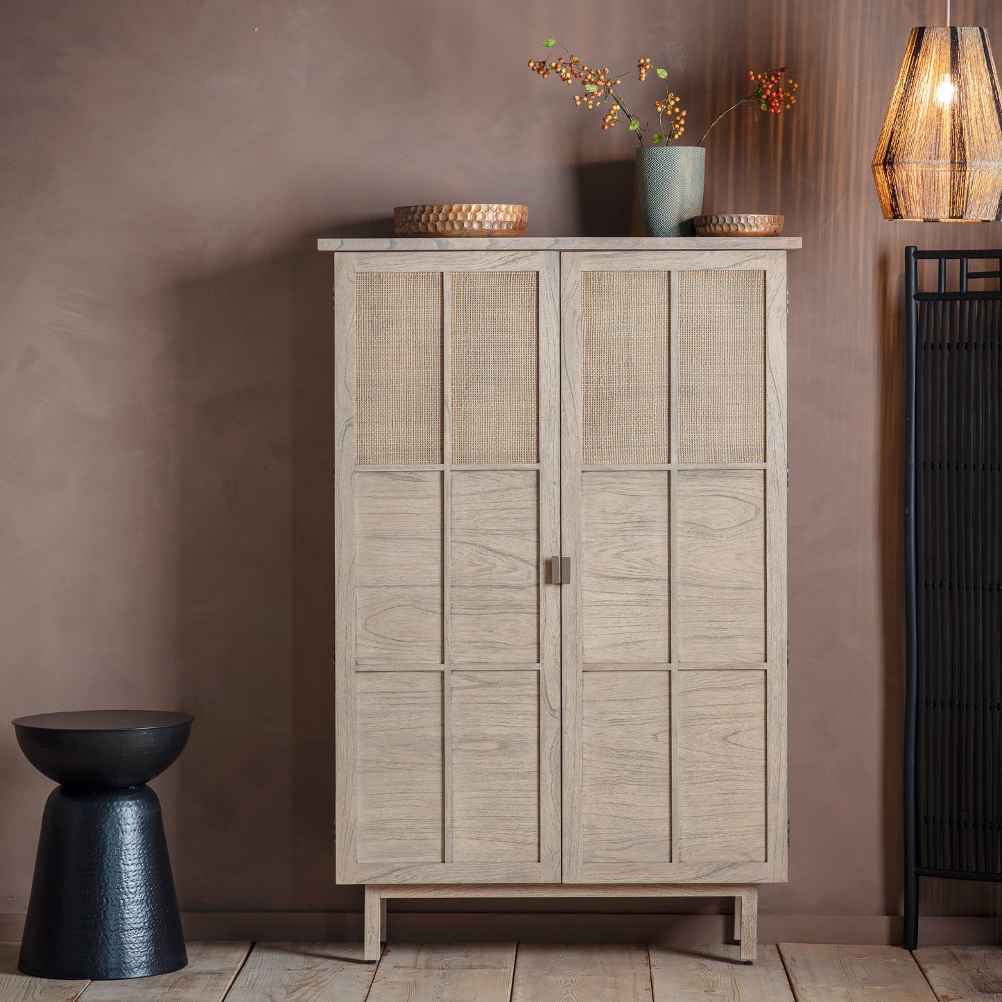 An Alvington 2 Door Cupboard from Kikiathome.co.uk adding elegance and functionality to your home interior decor.