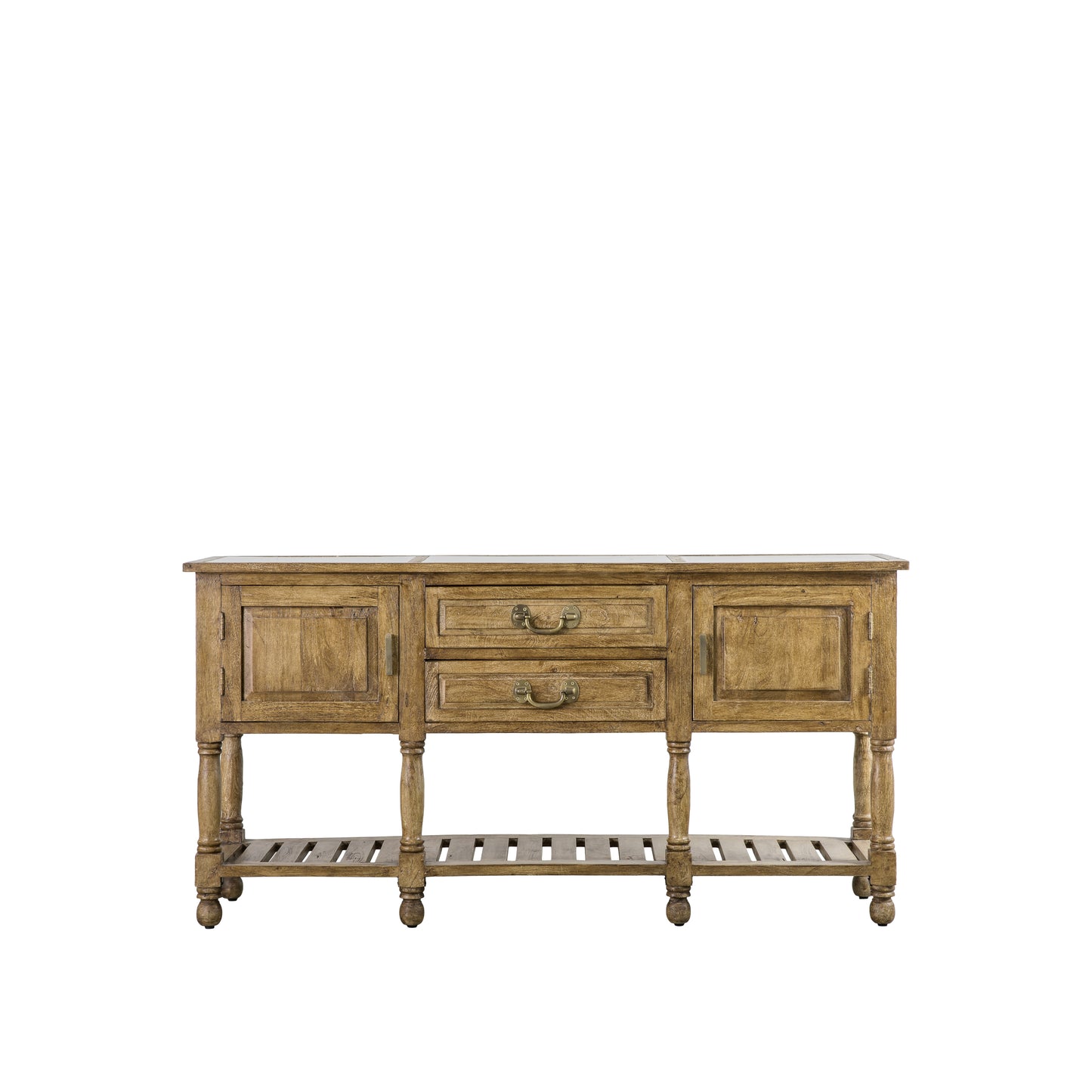 A Halwell 2 Drawer 2 Door Sideboard from Kikiathome.co.uk for interior decor and home furniture.