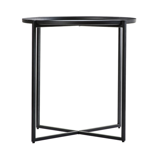 A Chillington Side Table 430x430x410mm with a round top for interior decor from Kikiathome.co.uk.