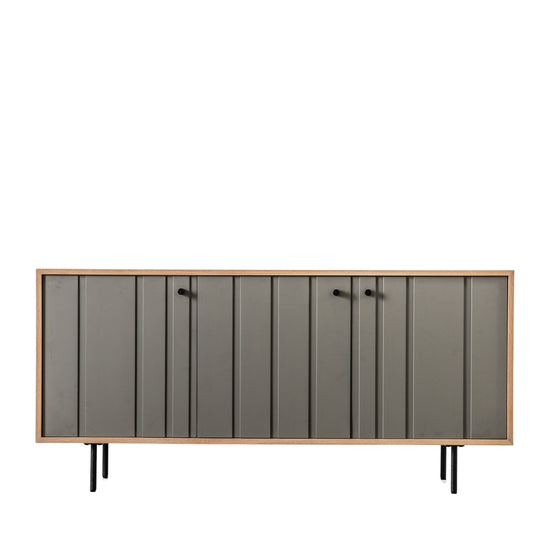 A Sparkwell 3 Door Sideboard with wooden legs for home furniture and interior decor from Kikiathome.co.uk.