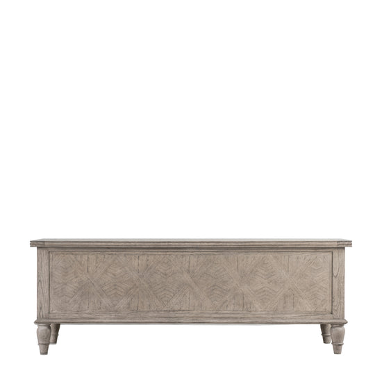 A Belsford Hall Bench/Chest 1300xx400x460mm with an intricate design for home furniture and interior decor from Kikiathome.co.uk.