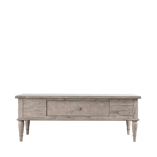 A Belsford Push Drawer Coffee Table 1200x600x435mm for home furniture and interior decor from Kikiathome.co.uk.