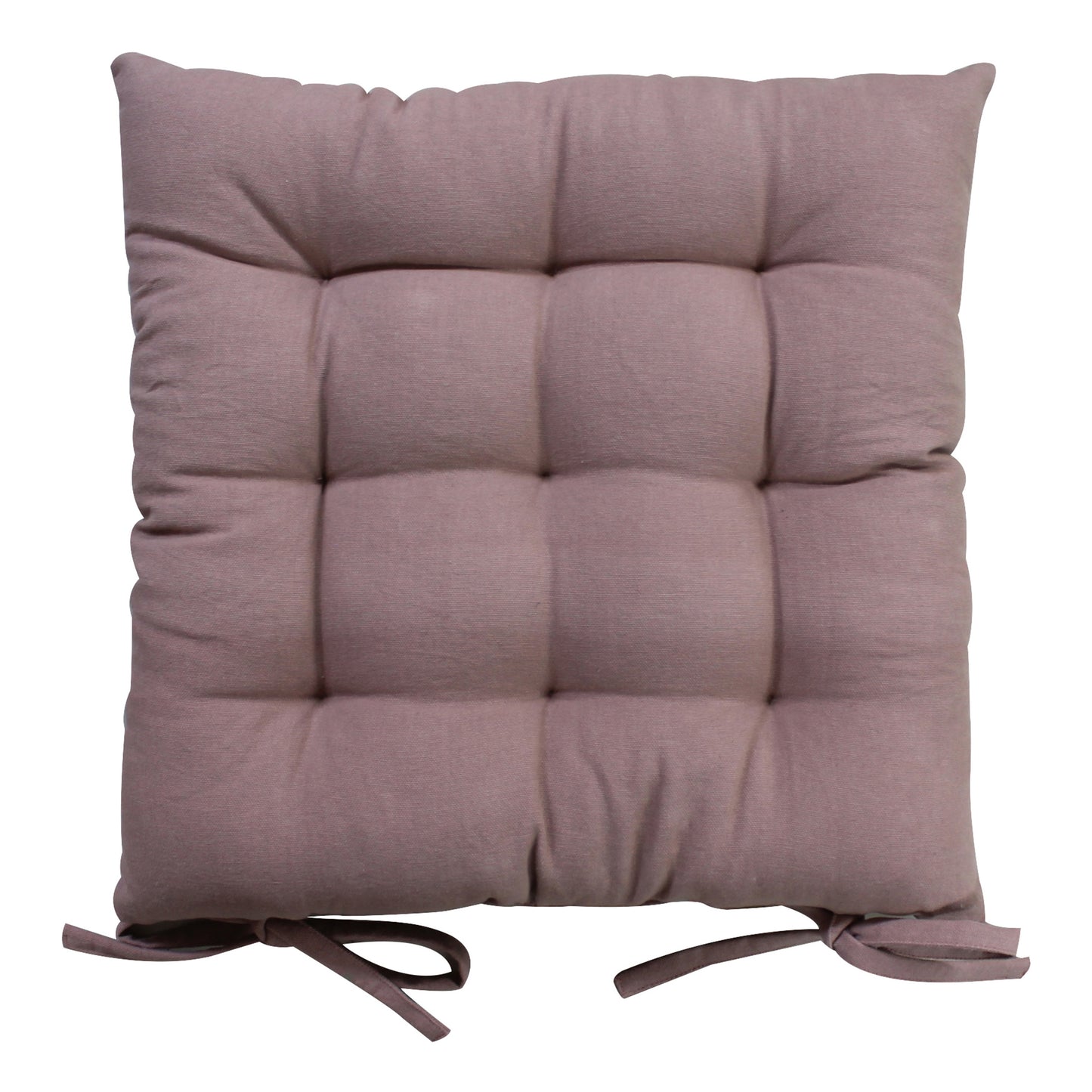 A Cotton Crinkle Seatpad Blush cushion for home furniture and interior decor from Kikiathome.co.uk.