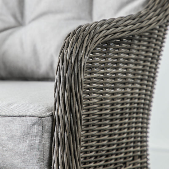 A close up of an Abbey Dining Chair (2pk) Grey from Kikiathome.co.uk, perfect for home furniture and interior decor.