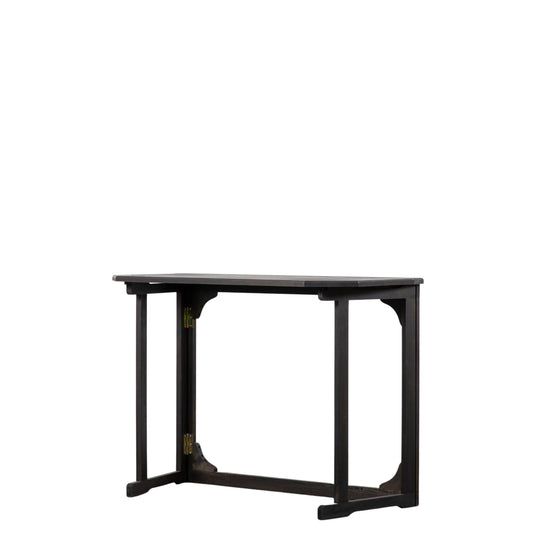 A Alfrington Balcony Table Charcoal by Kikiathome.co.uk on a white background, perfect for interior decor and home furniture.